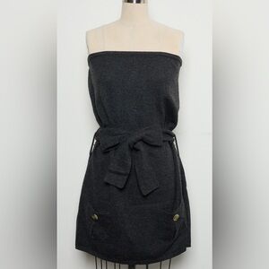 Strapless Dress With a Bow 100%Cashmere [NEW]